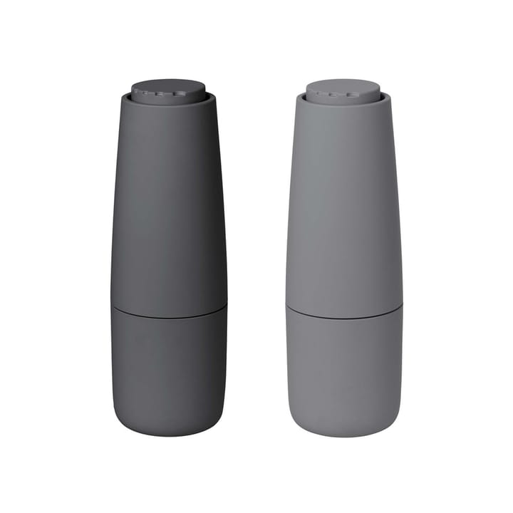 Salpi salt- og peberkværn plast - Sharkskin/Magnet (grå/grå)  - Blomus