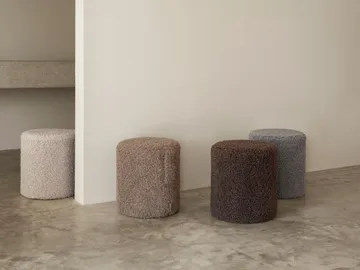 Teddy siddepuf - Sharkskin, Ø35x40 cm - blomus