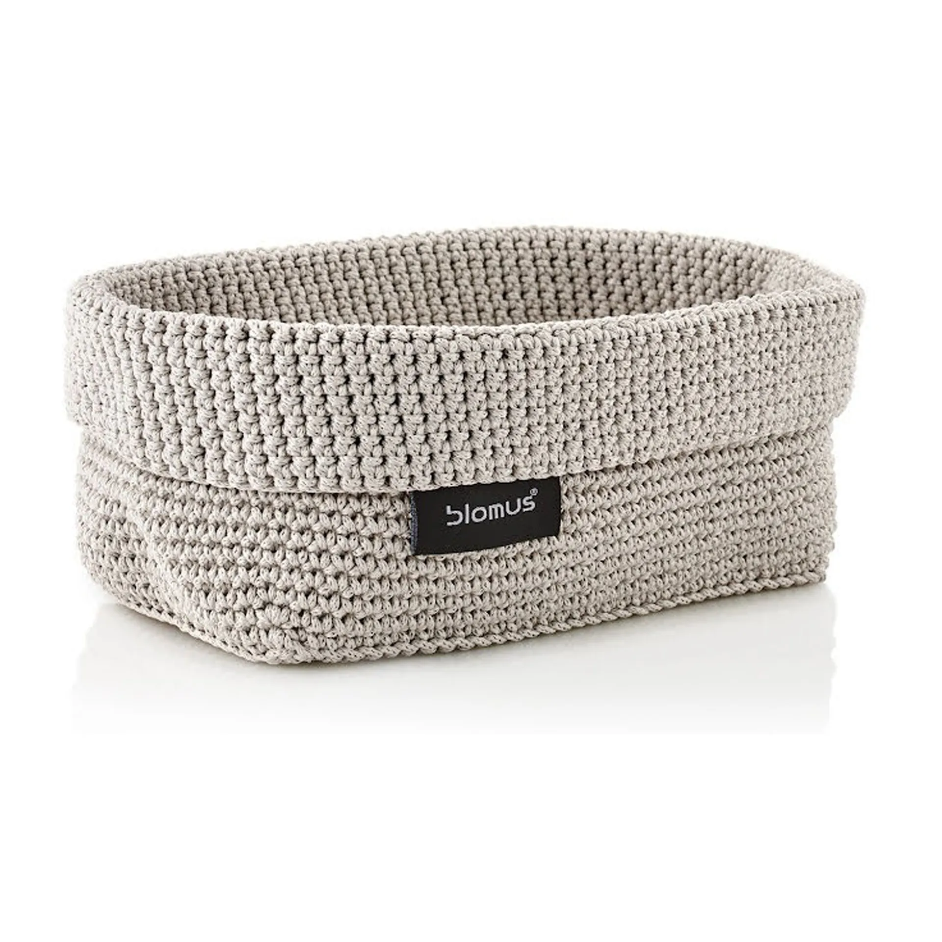 Tela tekstilkurv L 12x20 cm, Sand blomus