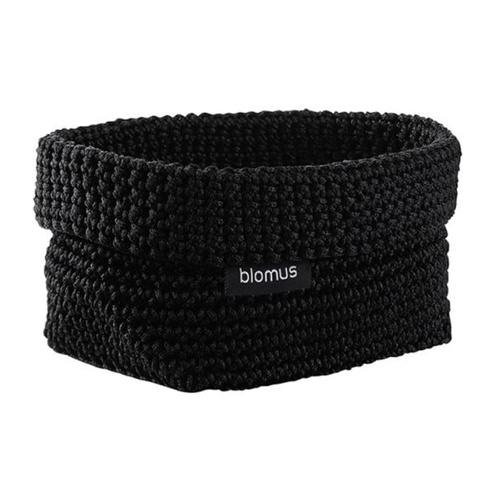 Tela tekstilkurv M 10x15 cm - Sort - Blomus