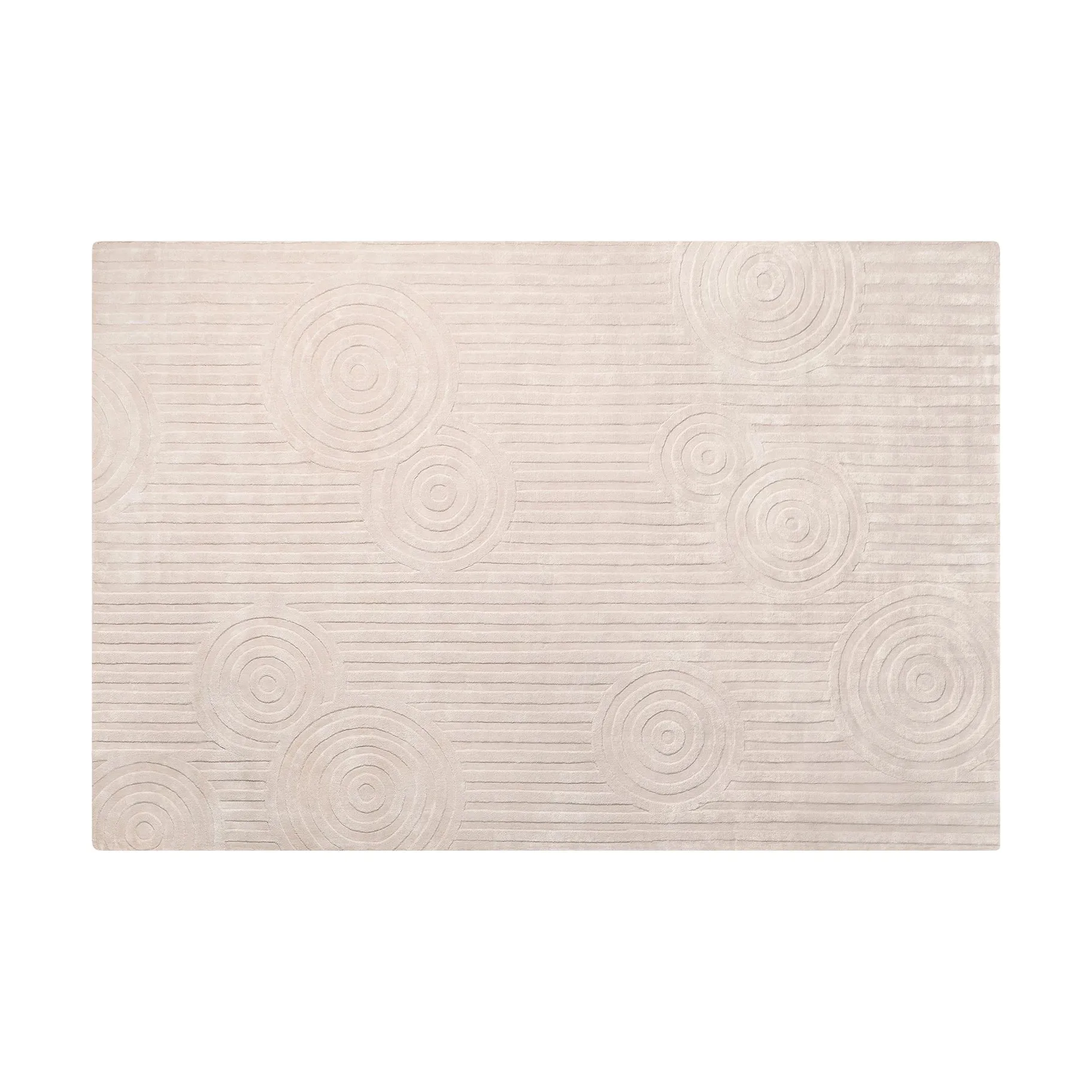 Uzu tæppe L 200x300 cm, Beige blomus