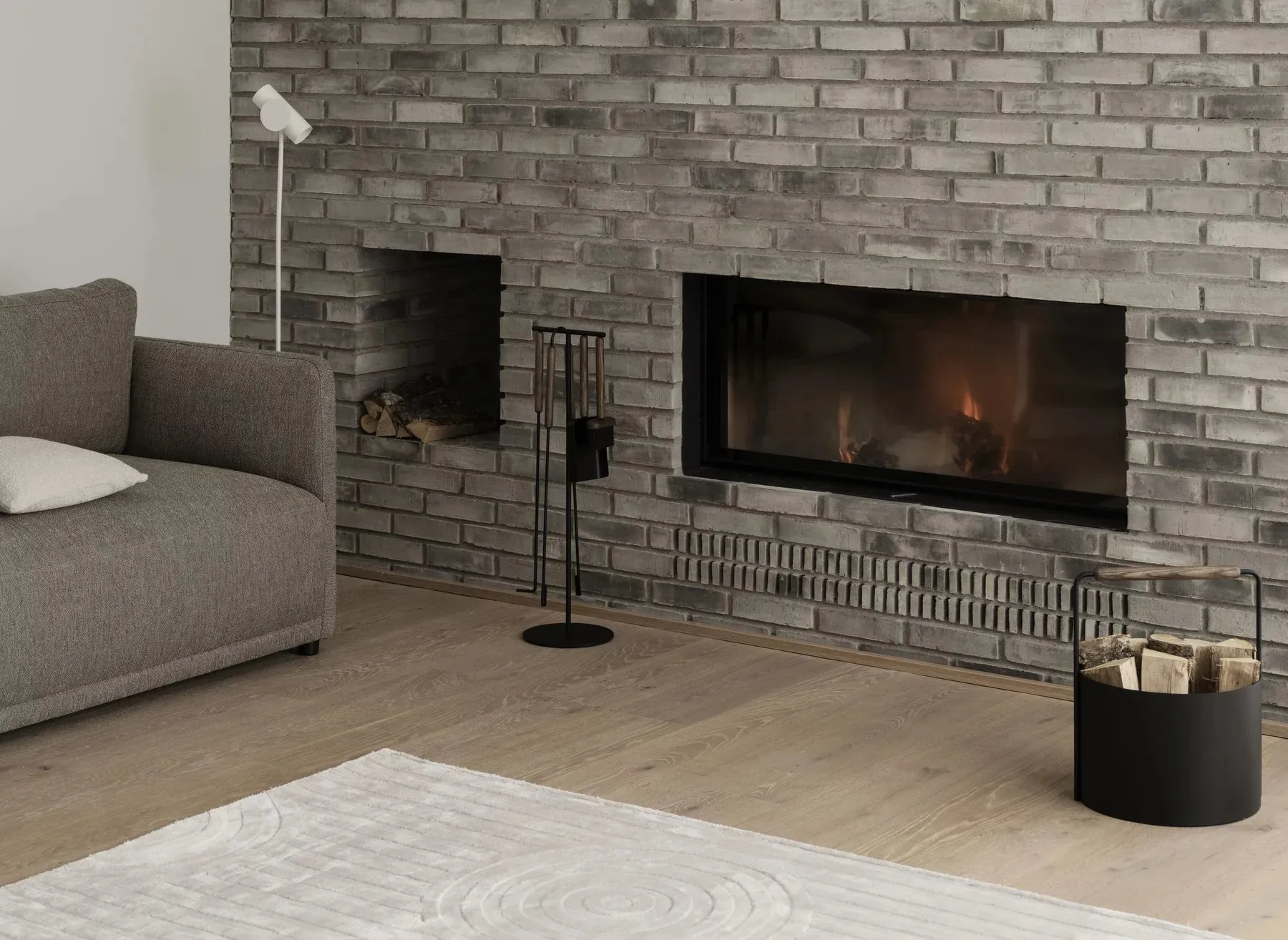 Uzu tæppe M 160x240 cm, Beige blomus