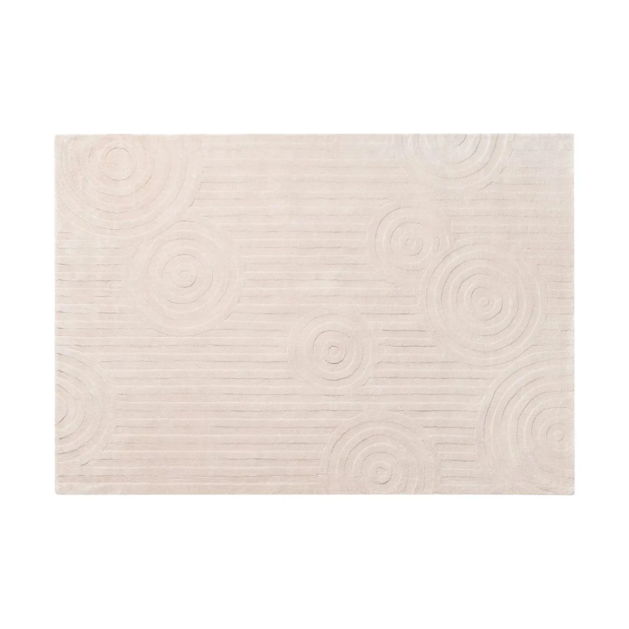 Uzu tæppe S 140x200 cm, Beige blomus