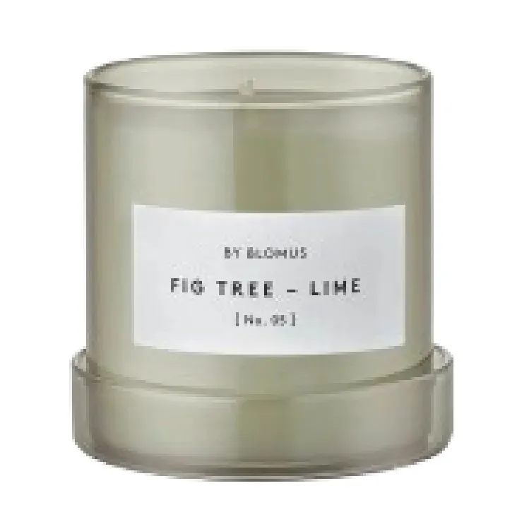 Valoa duftlys 30 timer, Figen/Lime Agave Green blomus