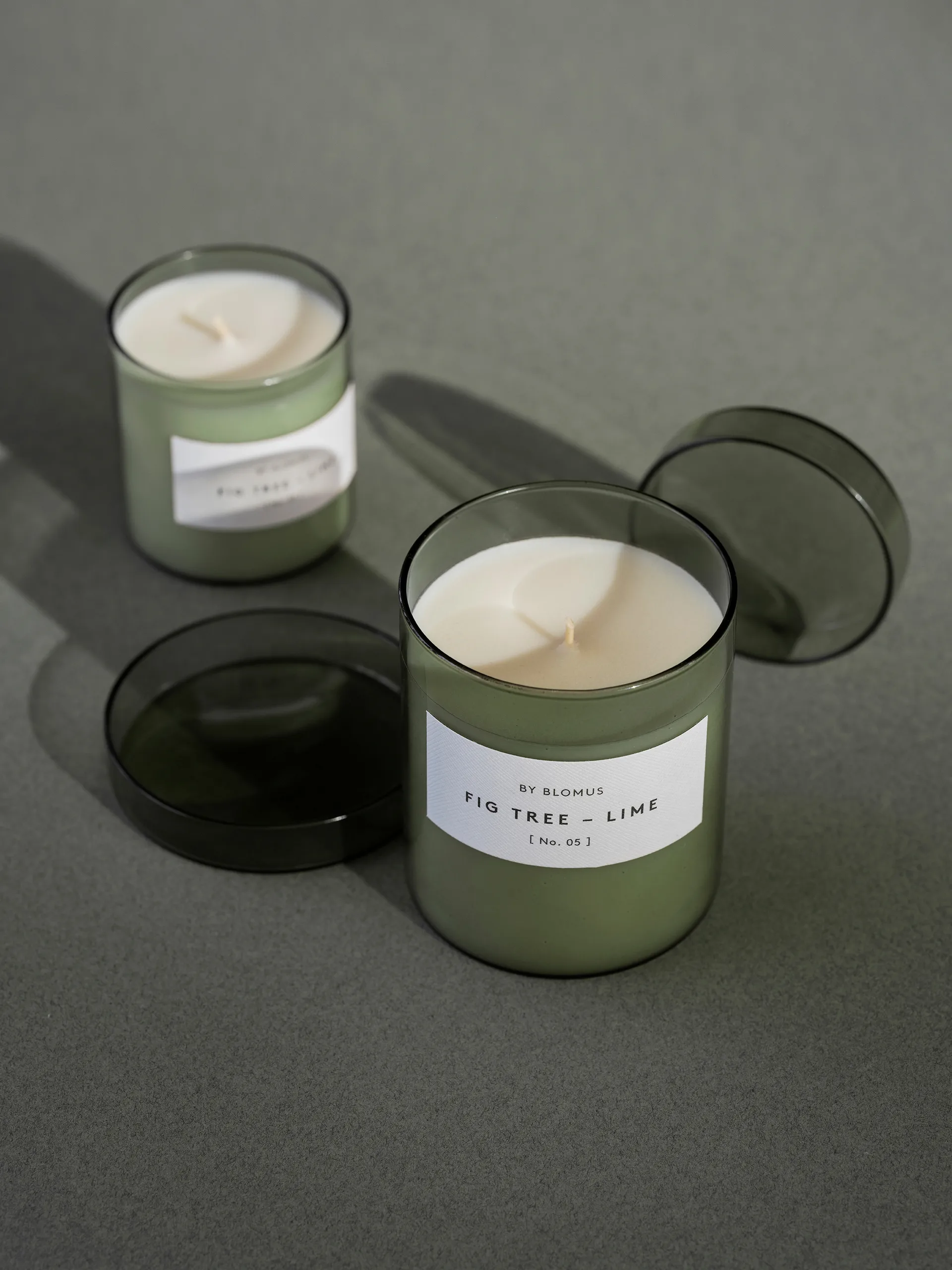 Valoa duftlys 30 timer, Figen/Lime Agave Green blomus