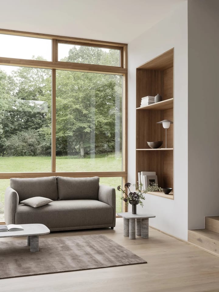 Visca tæppe L 200x300 cm, Taupe blomus