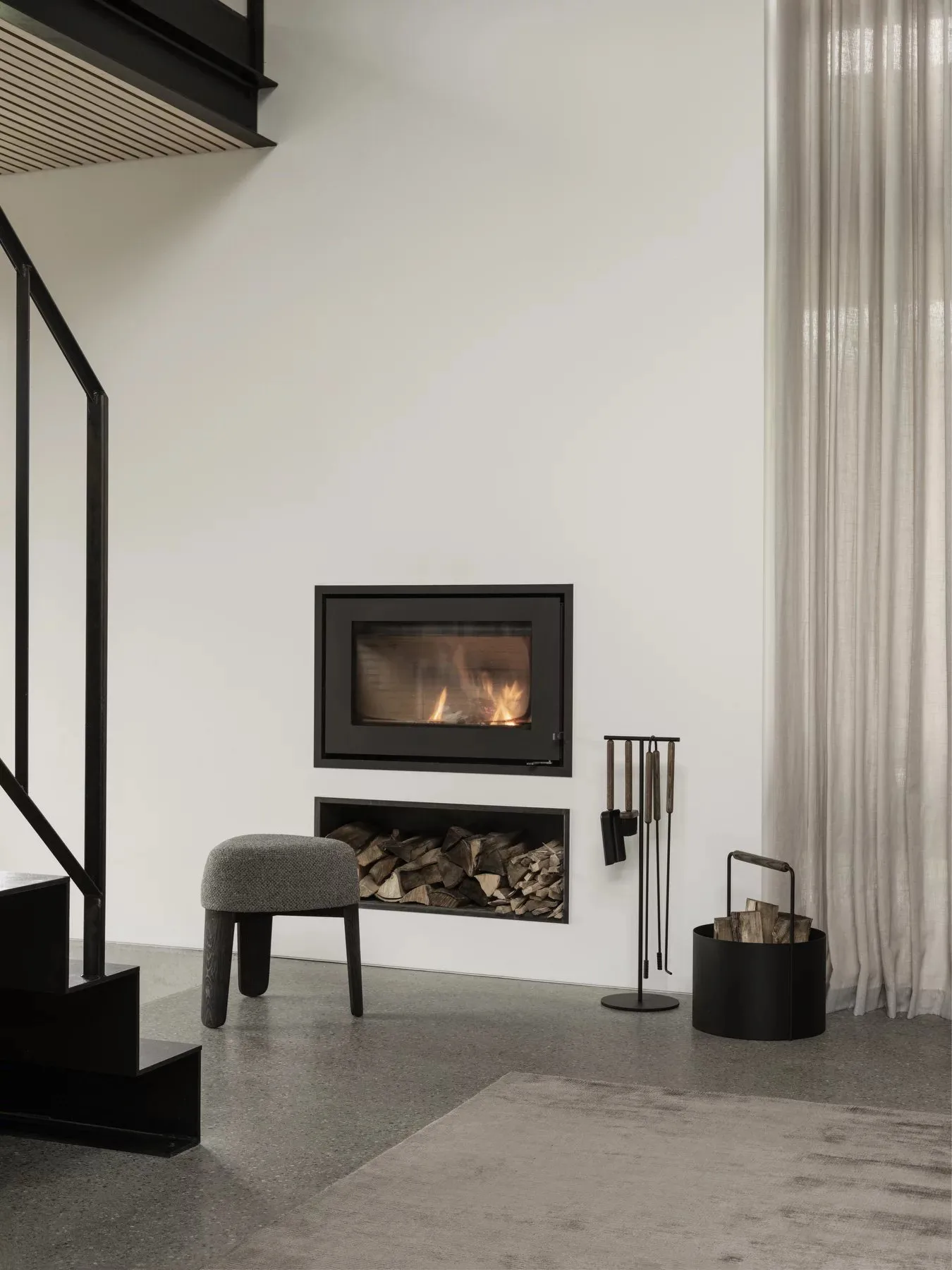 Visca tæppe L 200x300 cm, Taupe blomus