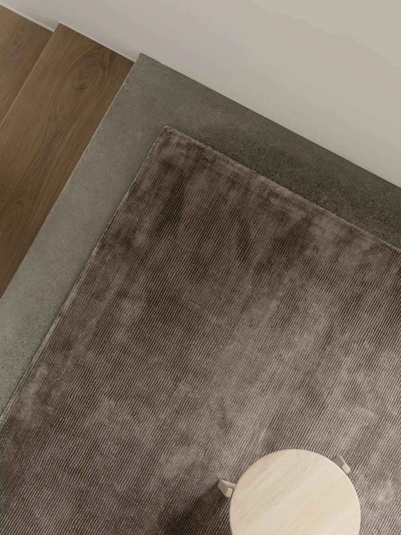 Visca tæppe S 140x200 cm, Taupe blomus