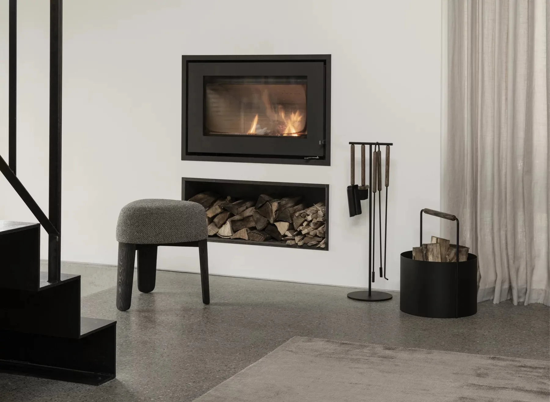 Visca tæppe S 140x200 cm, Taupe blomus