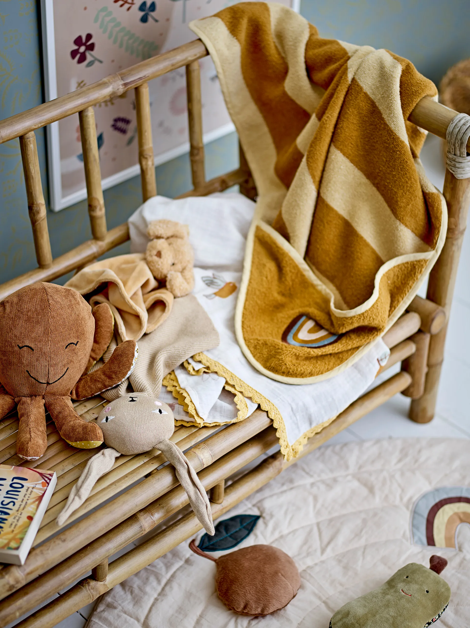 Agnes legetæppe Ø100 cm, Hvid Bloomingville