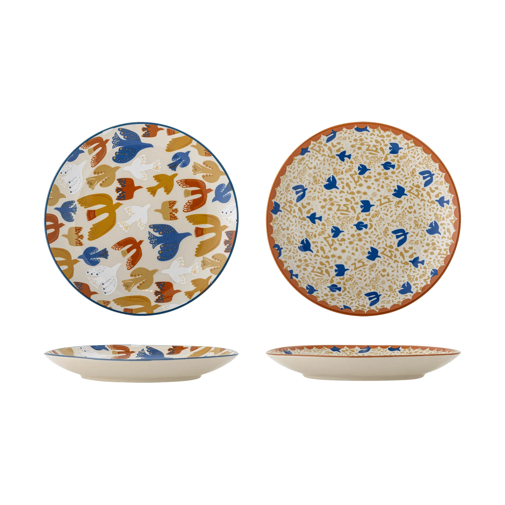 Anniversary tallerken, Multi, Ø20 cm, 2 dele Bloomingville