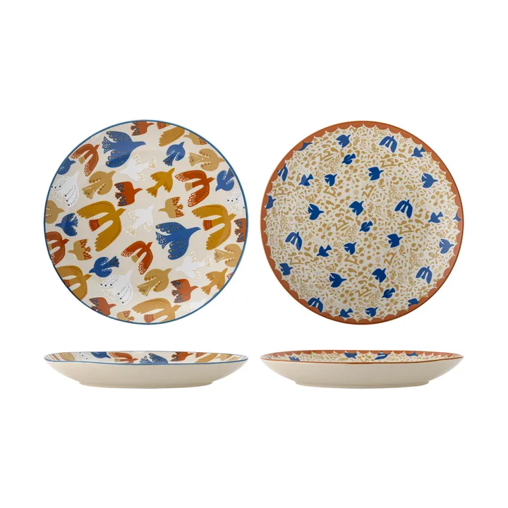 Anniversary tallerken - Multi, Ø25 cm, 2 dele - Bloomingville