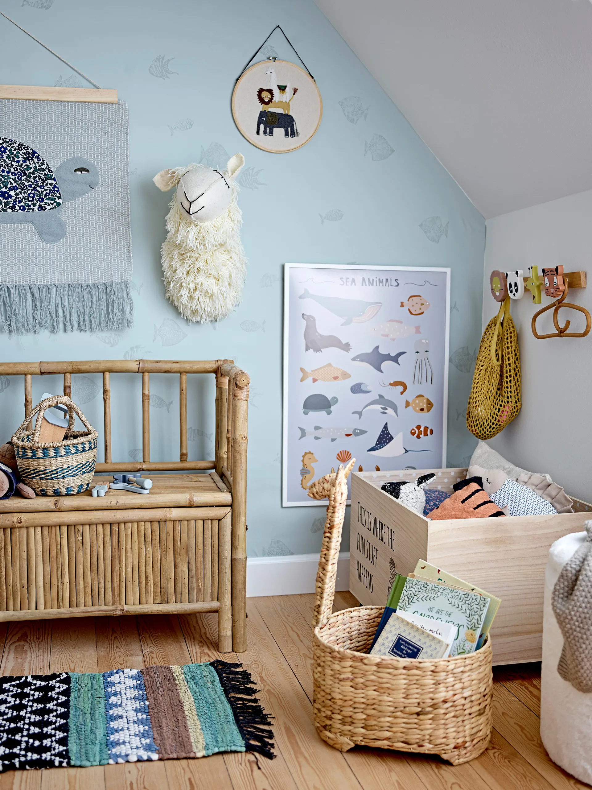 Aranya bøjle rotting 17x30 cm, Natur Bloomingville