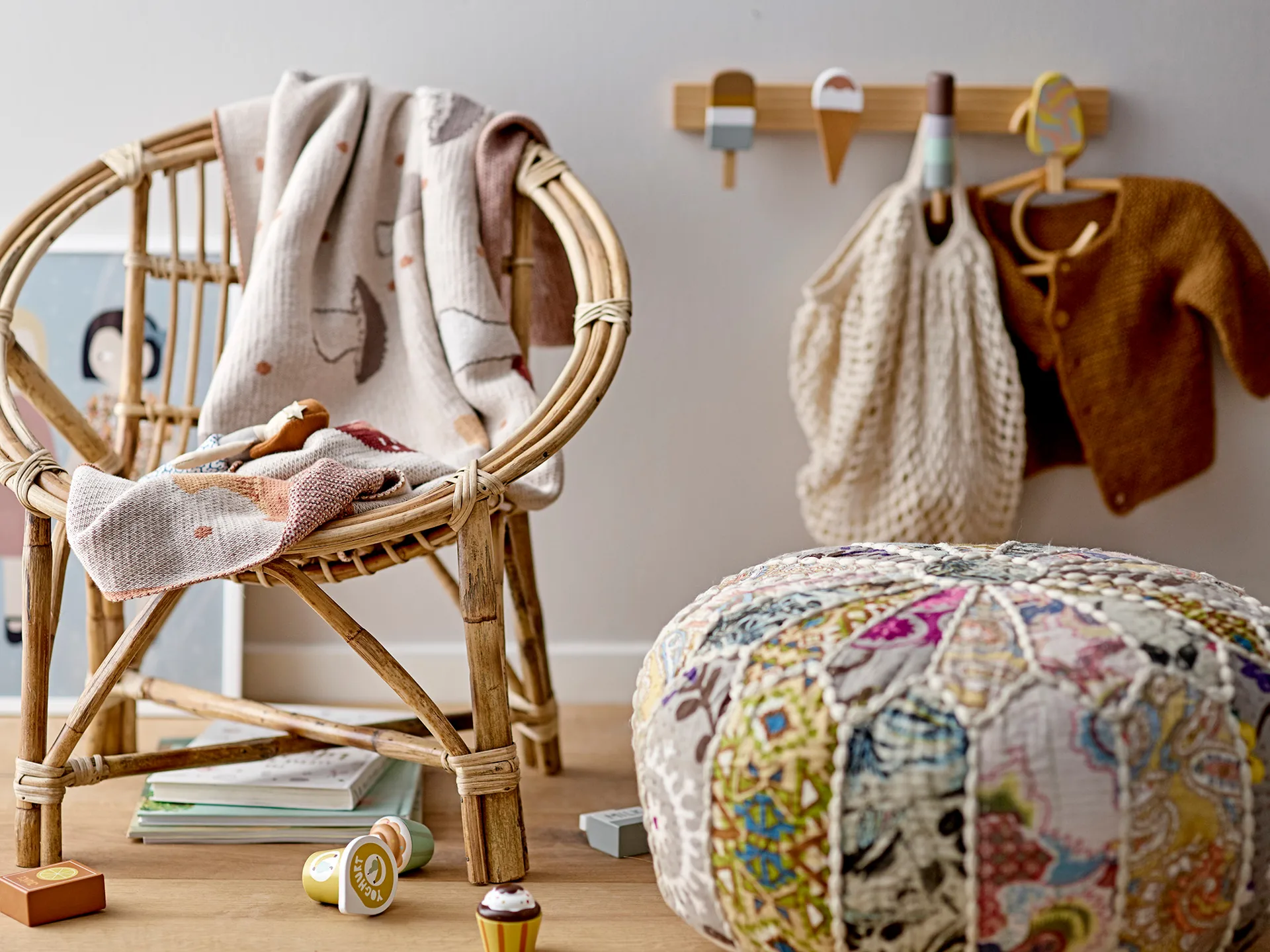 Aranya bøjle rotting 17x30 cm, Natur Bloomingville