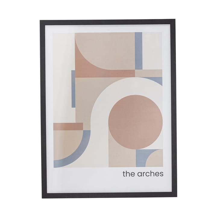 Arches plakat med ramme 32x42 cm - Sort ramme - Bloomingville
