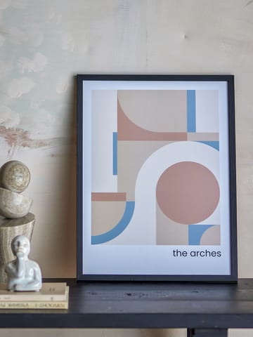 Arches plakat med ramme 32x42 cm - Sort ramme - Bloomingville