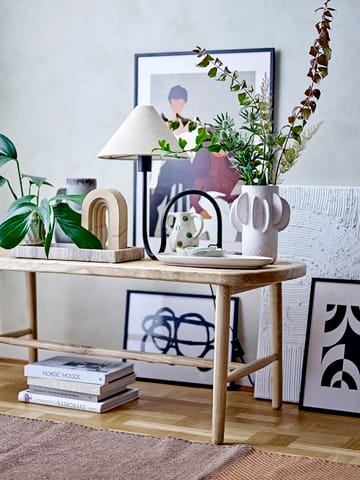 Asrin vase 15 cm - Hvid/Grøn - Bloomingville
