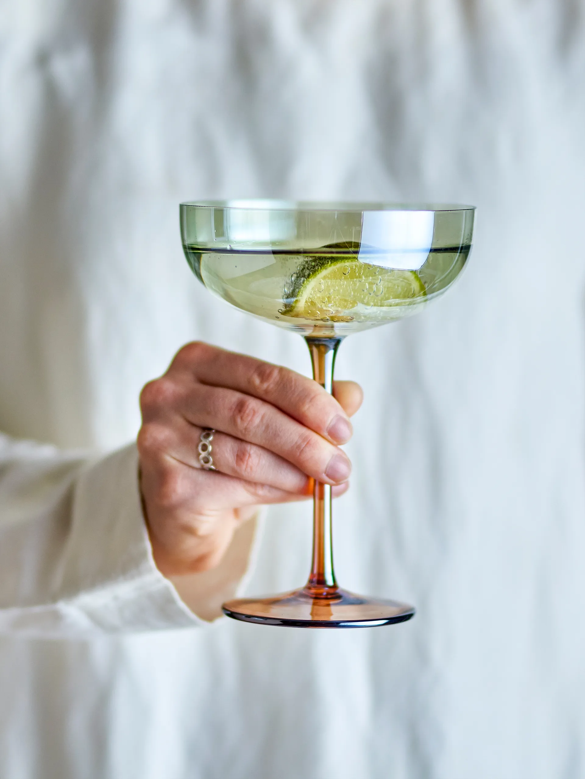 Aston cocktailglas 4 pak, Bronze Bloomingville