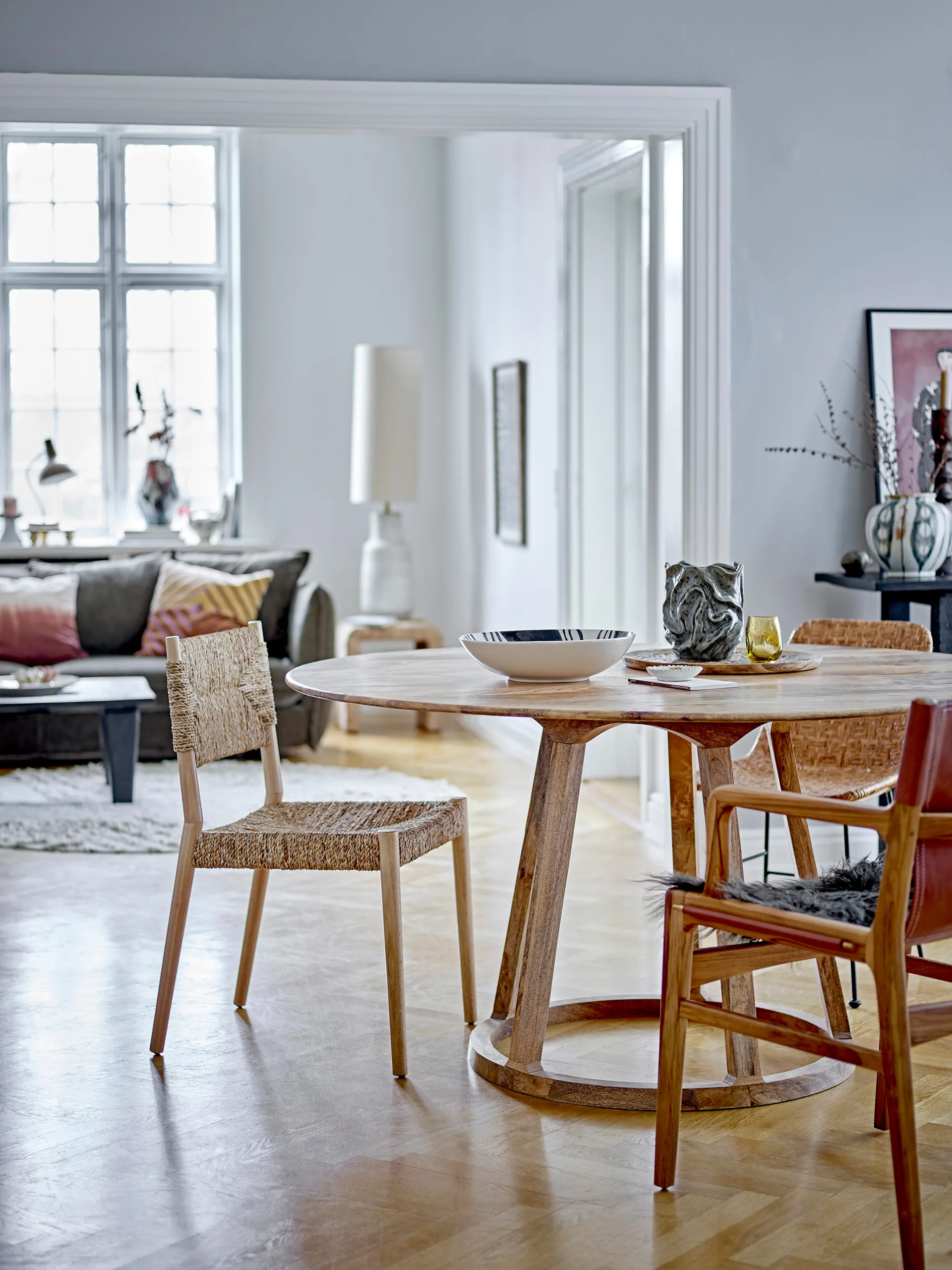 Avalon spisebord Ø145 cm, Mangotræ Bloomingville