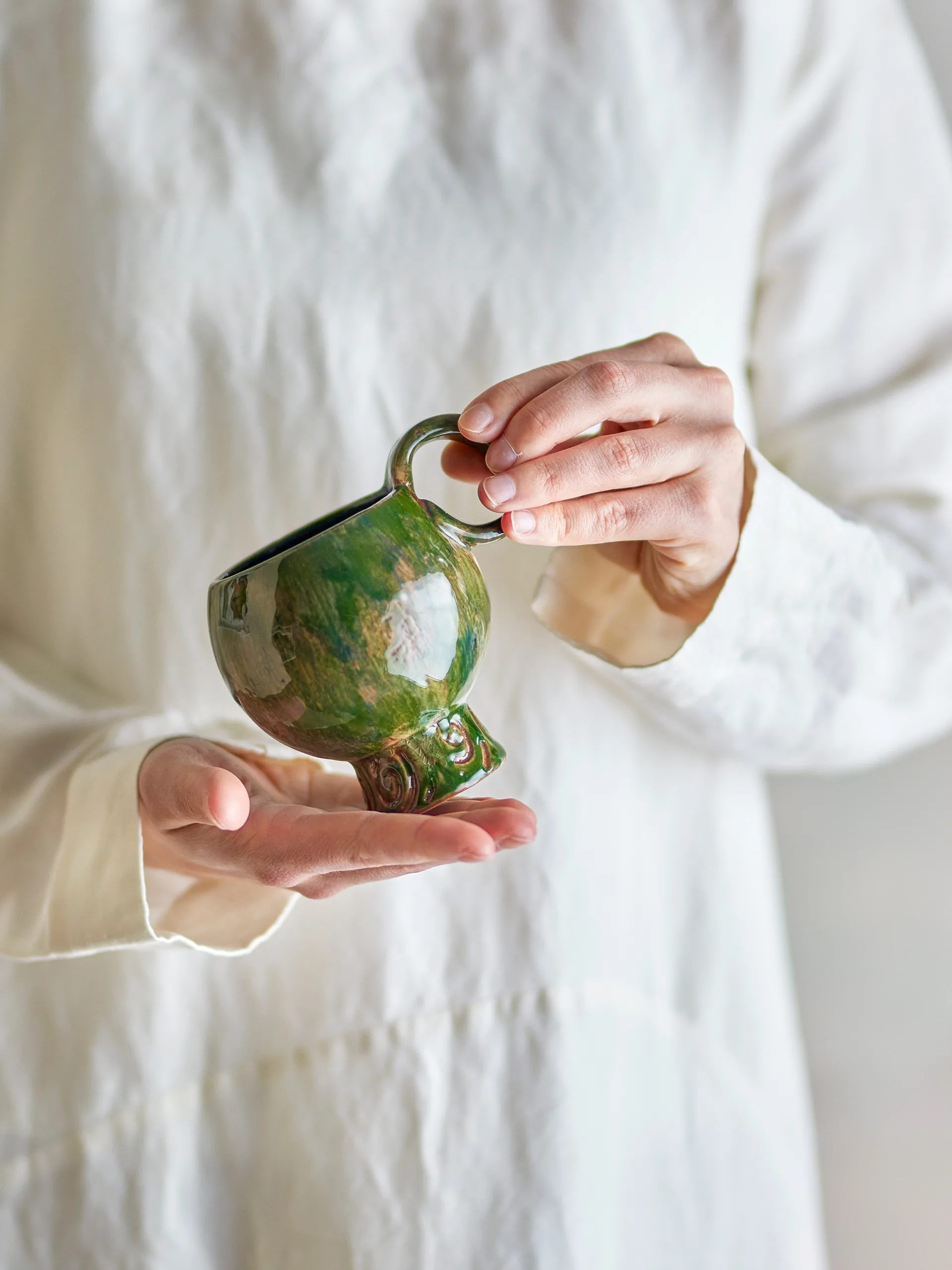 Avonlea kop 4 pak, Grøn Bloomingville