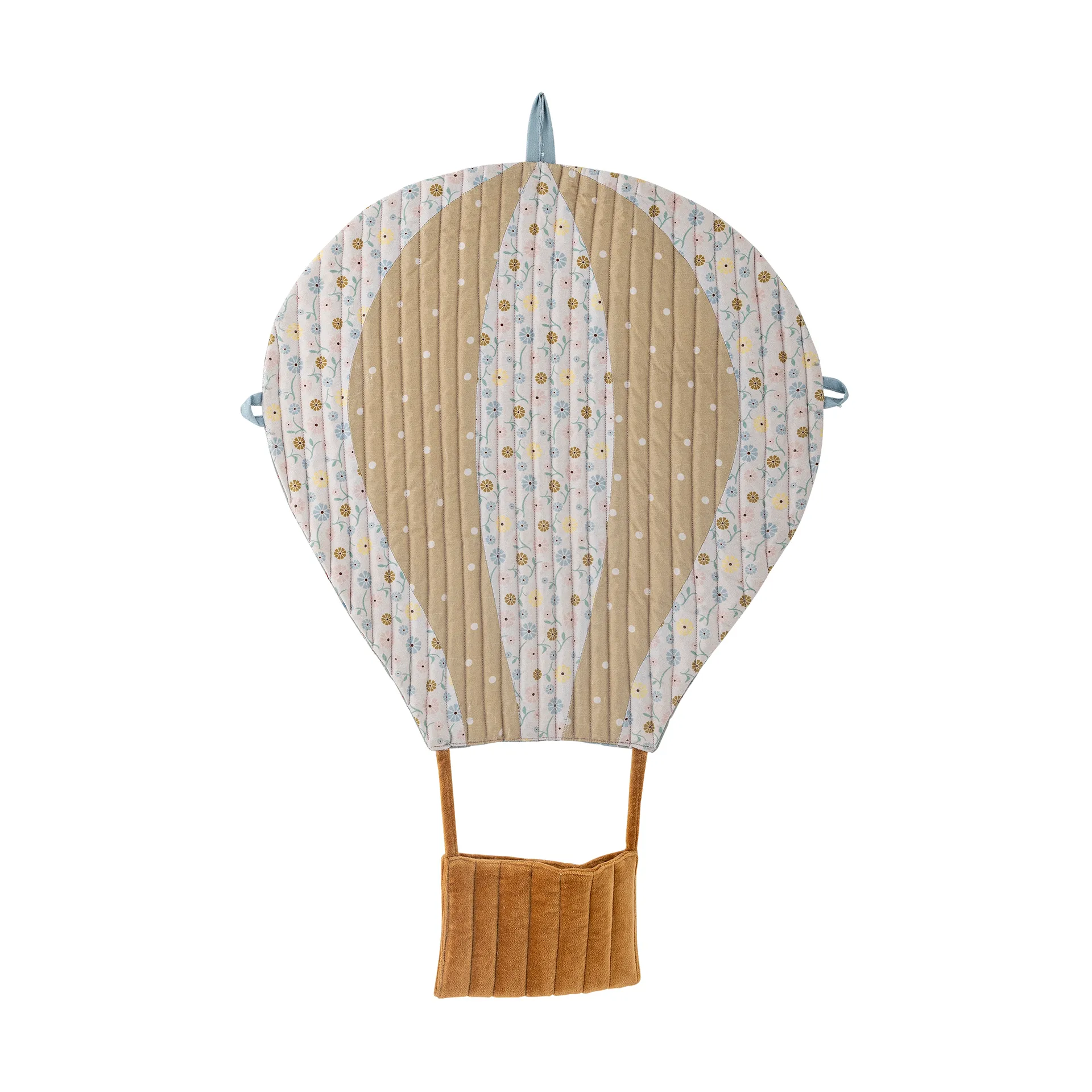 Ballon vægdekoration 45x60 cm, Blå-brun Bloomingville