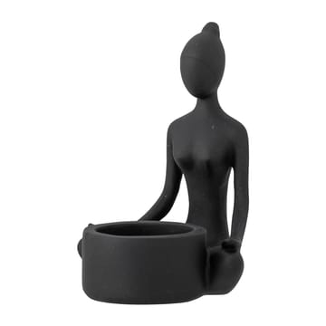 Benna fyrfadsstage 12 cm - Sort - Bloomingville