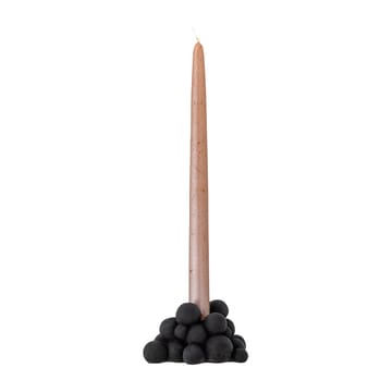 Betial lysestage 12x9x6 cm - Sort cement - Bloomingville