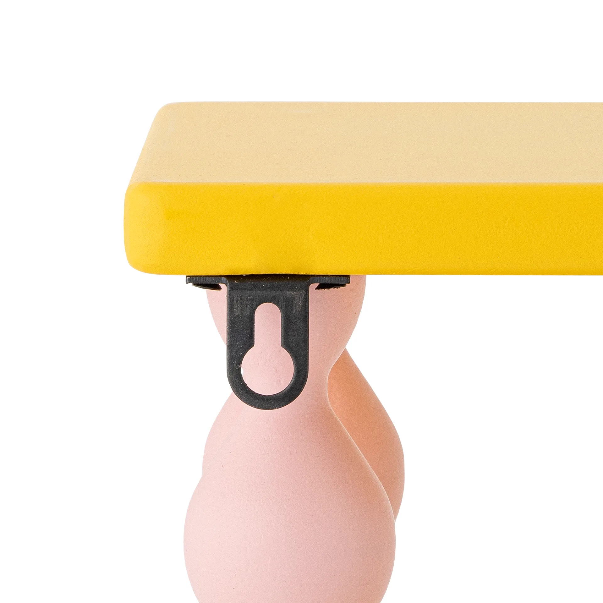 Bibiola hylde 60×21,5 cm, Gul Bloomingville