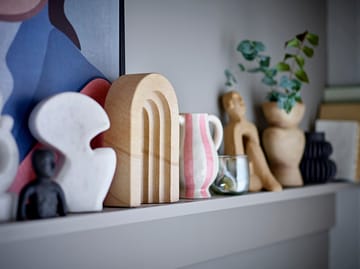 Binti vase 15 cm - Hvid/Rose - Bloomingville