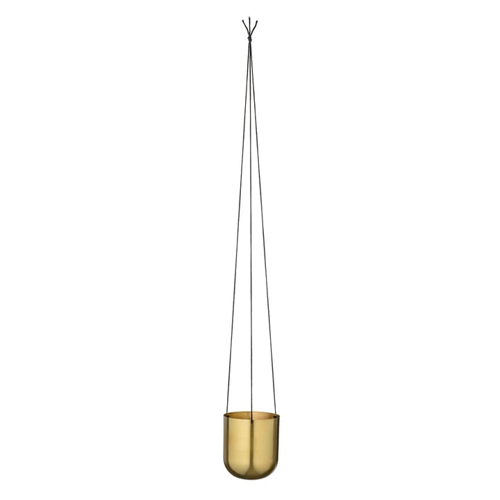 Bloomingville hængende krukke metal Ø13.5 cm - messing - Bloomingville