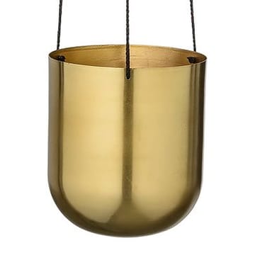 Bloomingville hængende krukke metal Ø13.5 cm - messing - Bloomingville