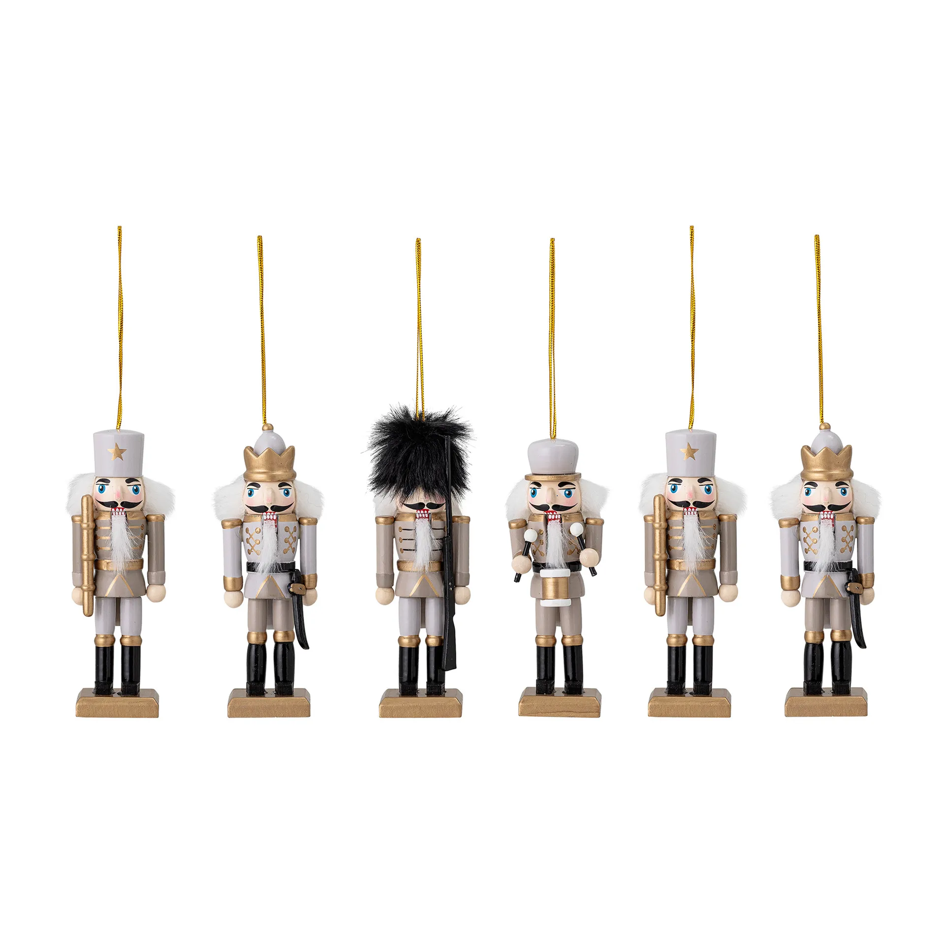 Bloomingville juleophæng 6-pak, Gold Bloomingville