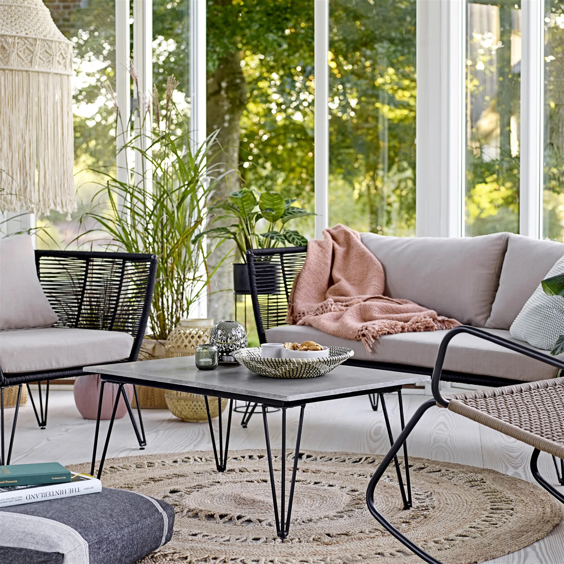 Bloomingville jutetæppe rund Ø182 cm, naturlig Bloomingville