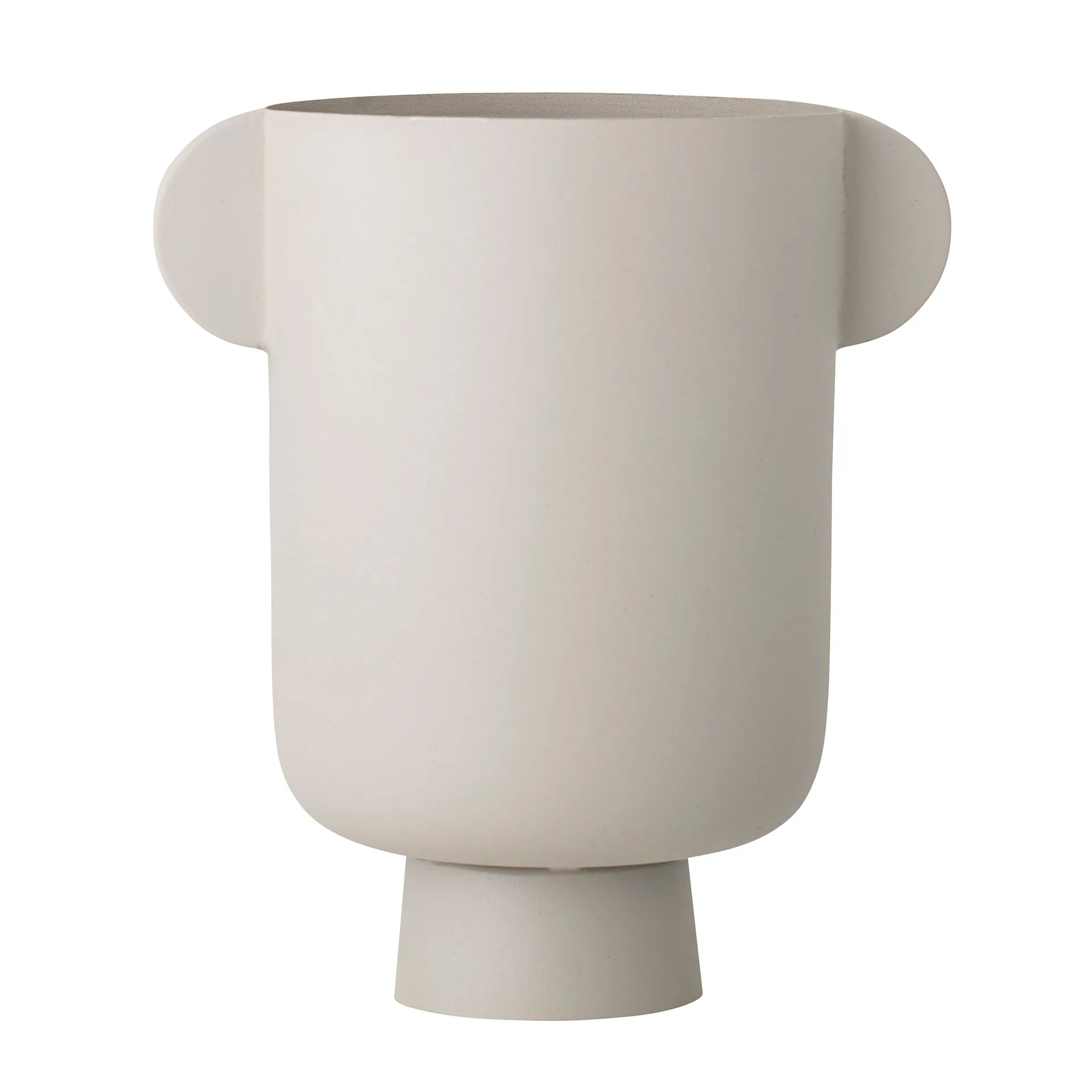 Bloomingville metalvase 29 cm, Grå Bloomingville