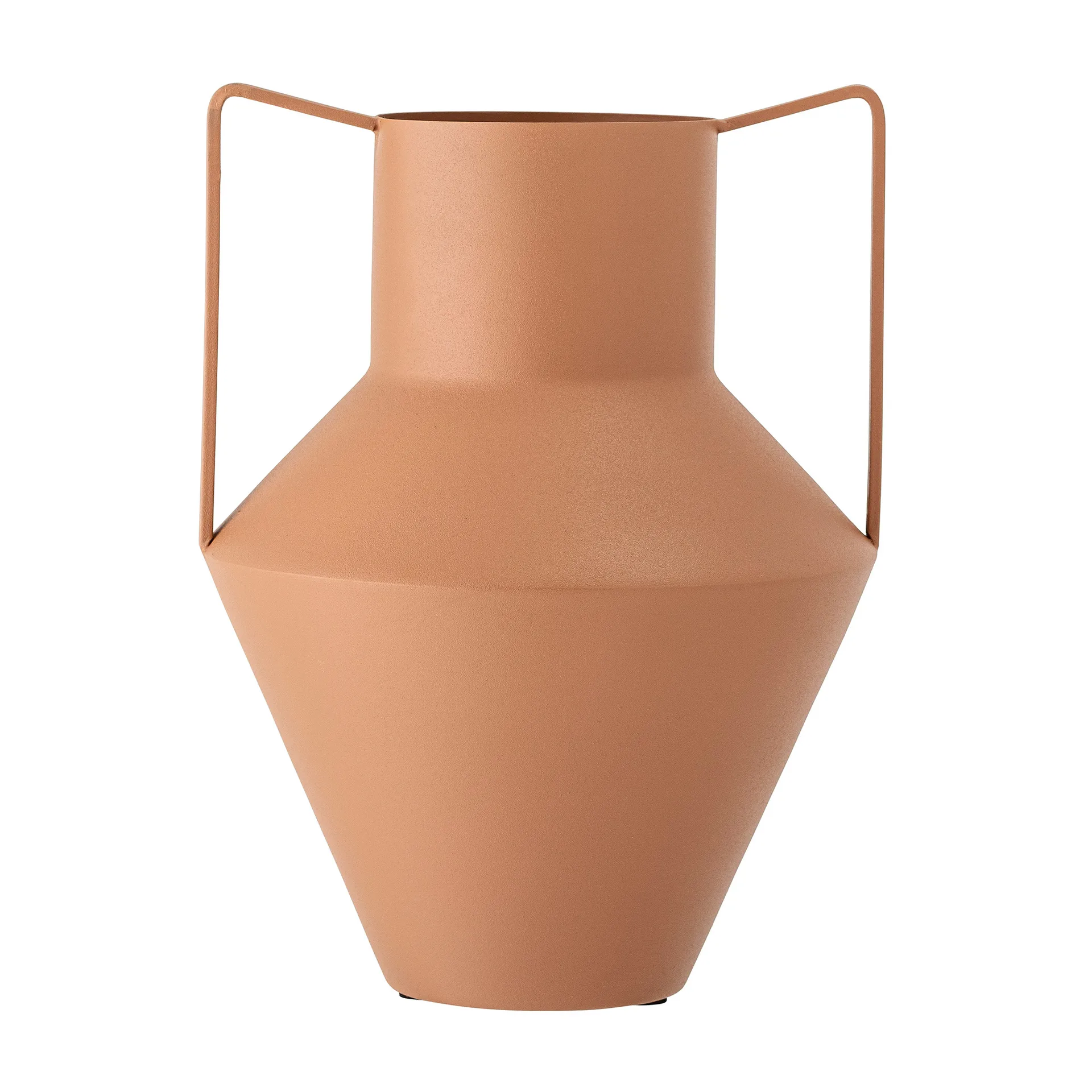 Bloomingville metalvase med hank 34 cm, Brun Bloomingville