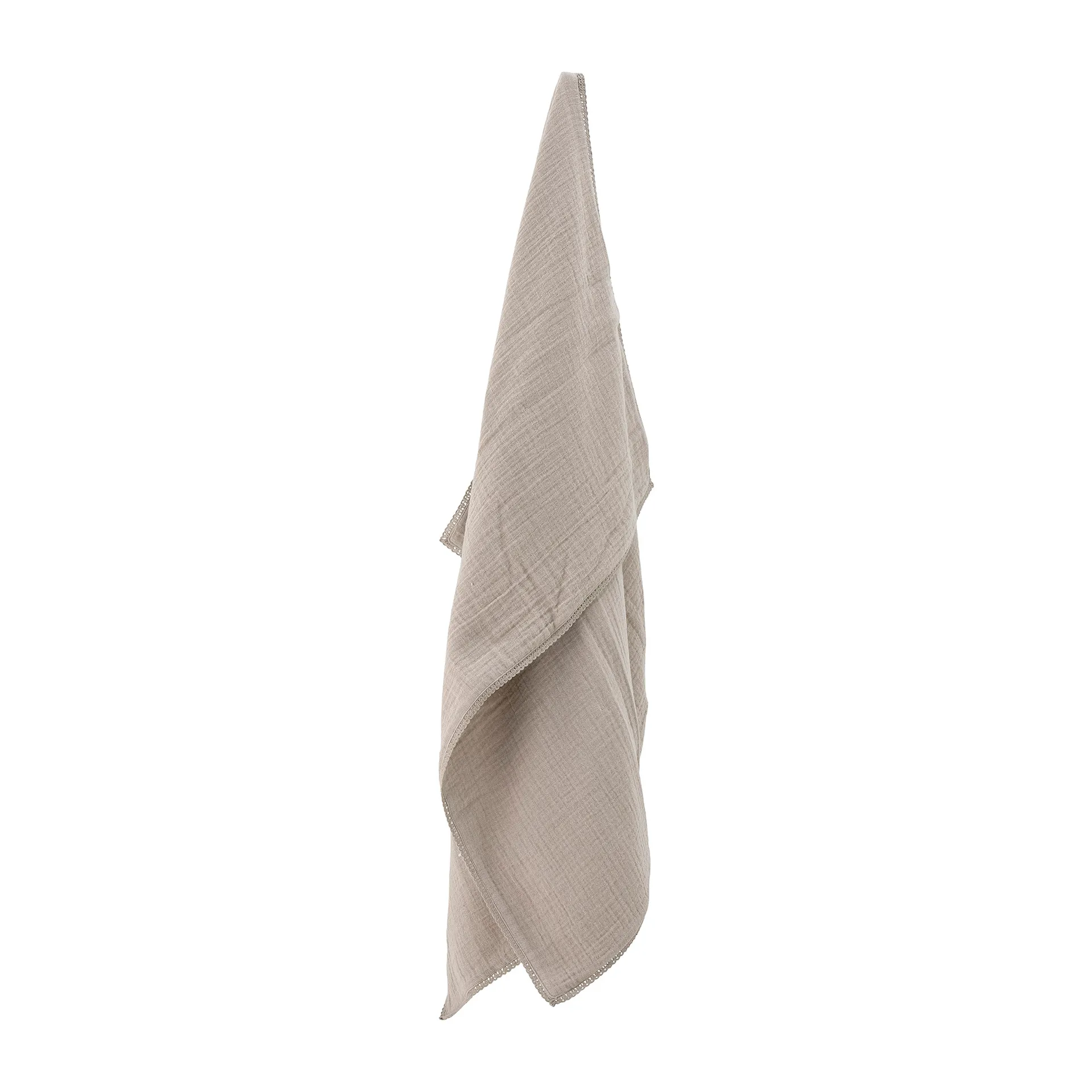 Bloomingville Muslin tæppe 80x100 cm, Natur Bloomingville