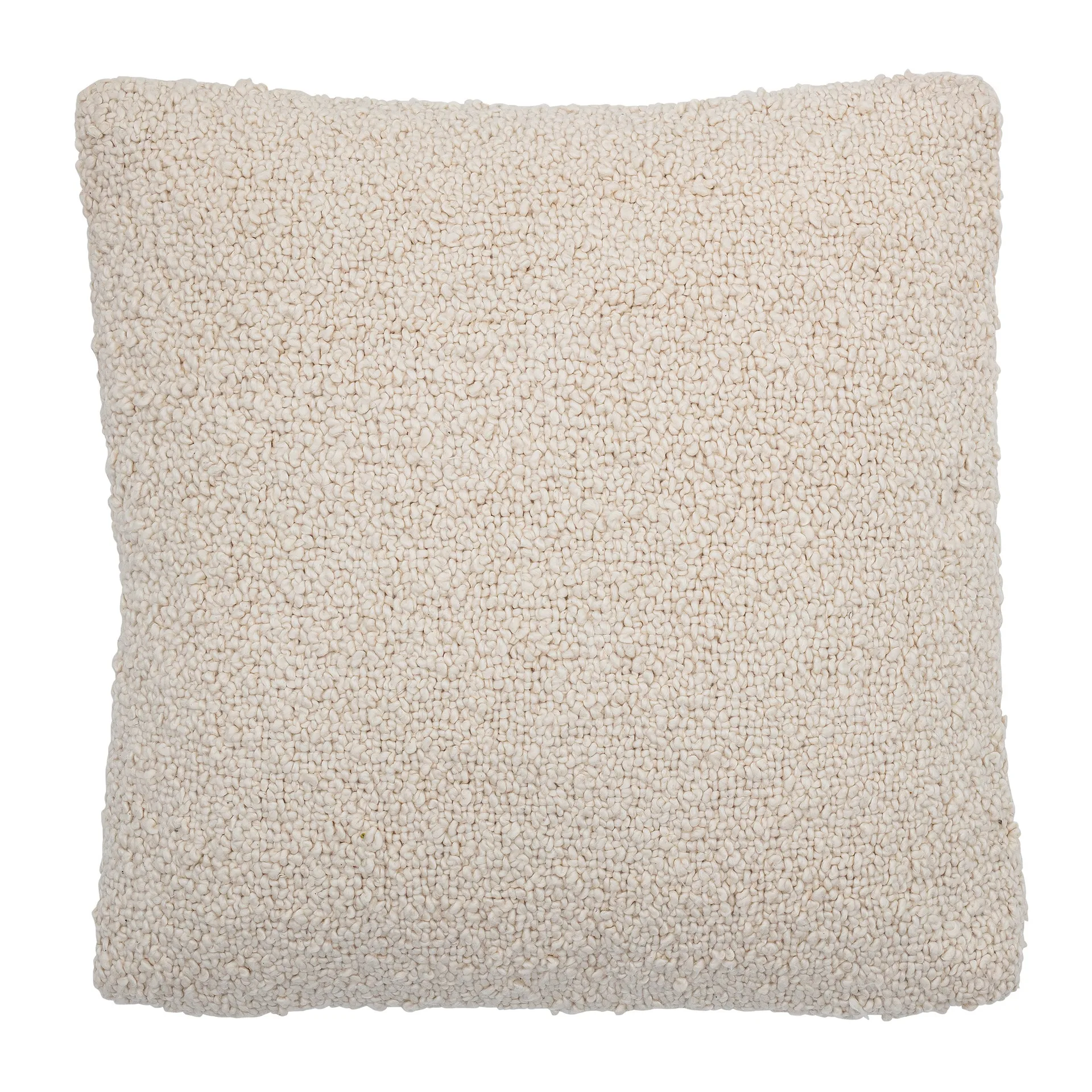 Bloomingville pude ensfarvet 50x50 cm, Natur Bloomingville