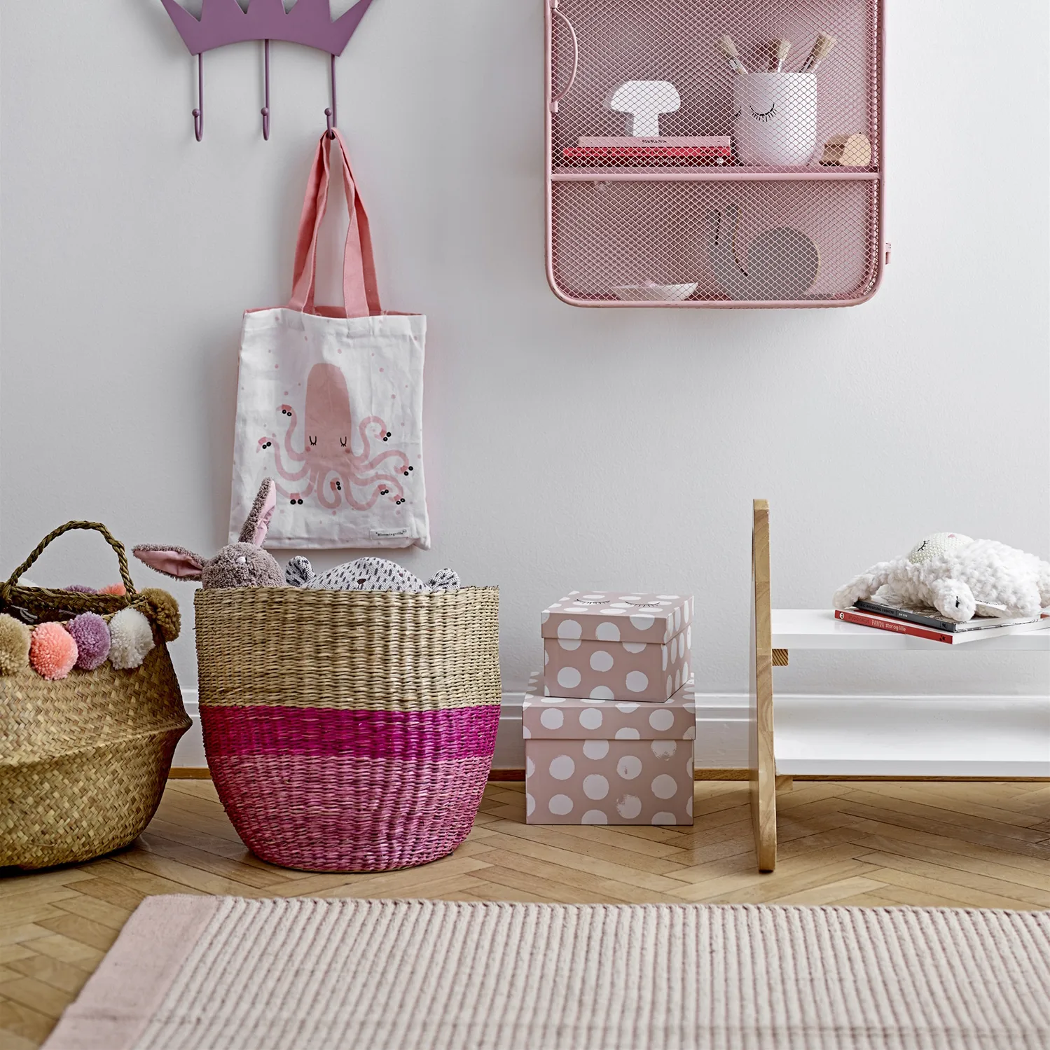 Bloomingville tæppe natur, 80x200 cm Bloomingville