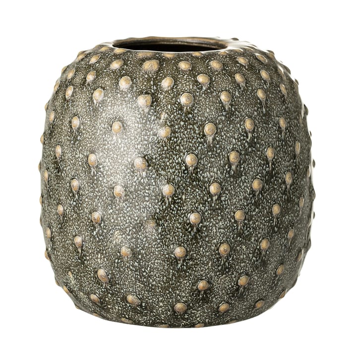 Bloomingville vase i struktureret stentøj - Ø 14 cm - Bloomingville
