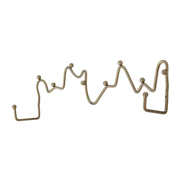 Blu knagerække - Messing - Bloomingville