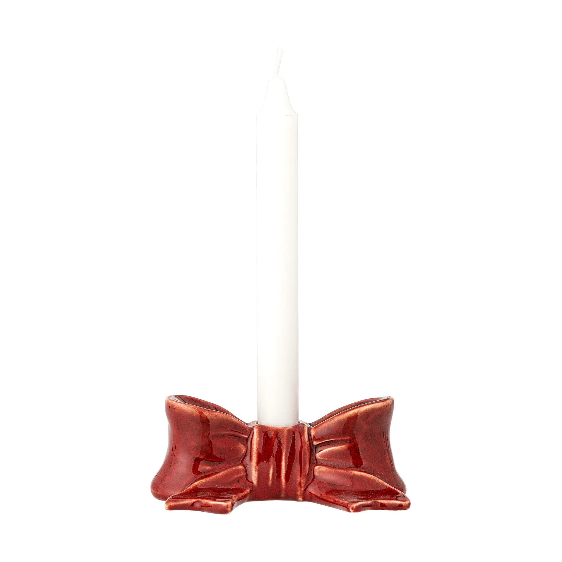 Bow lysestage, Rød, 11,5 cm Bloomingville
