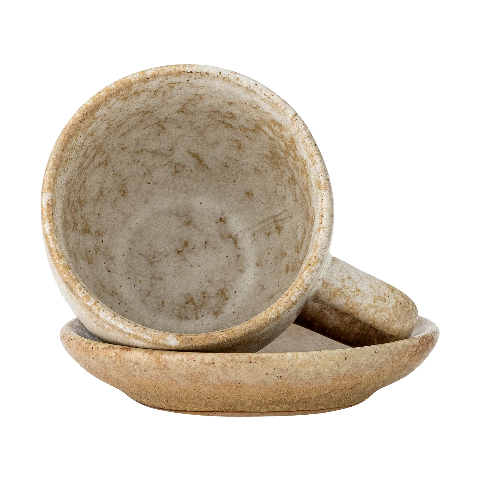 Brenta kop med underkop 4 pak, Natur Bloomingville