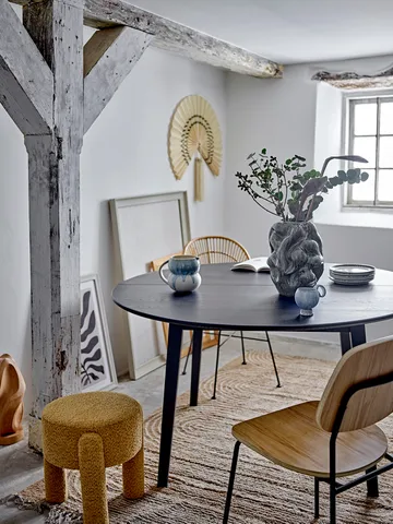 Bruno skammel Ø42 cm - Gul - Bloomingville