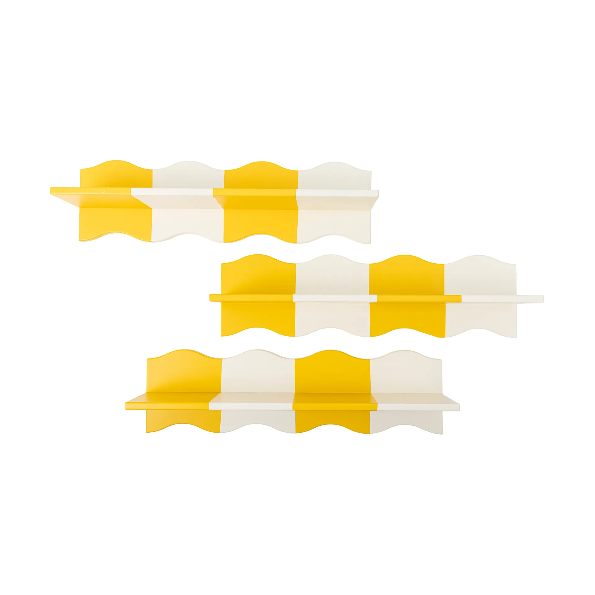 Bubbi hylde 80 x 22,5 cm, Gul Bloomingville