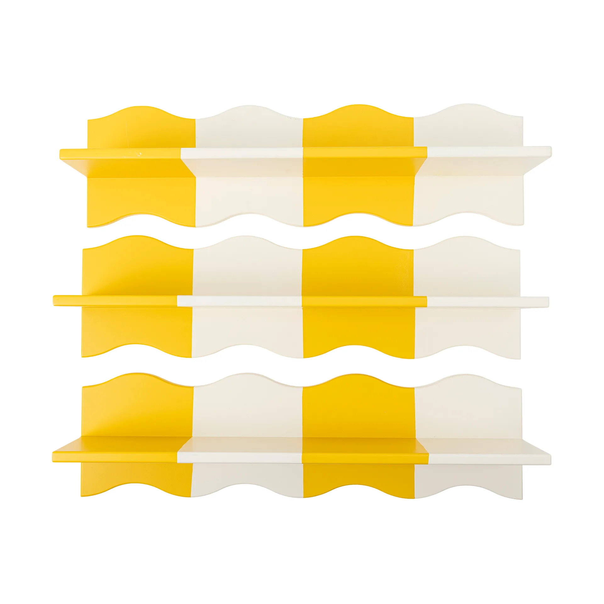 Bubbi hylde 80 x 22,5 cm, Gul Bloomingville