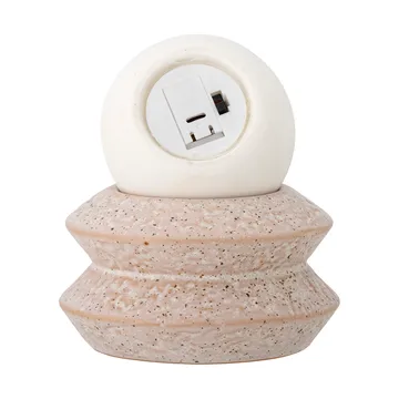 Capella bærbar bordlampe Ø10x11 cm - White double - Bloomingville