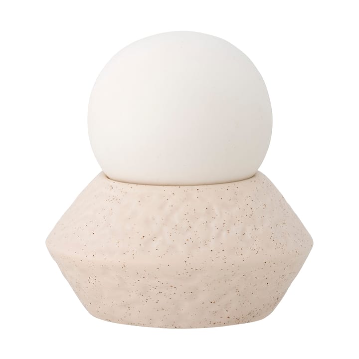 Capella bærbar bordlampe Ø10x11 cm, White single Bloomingville