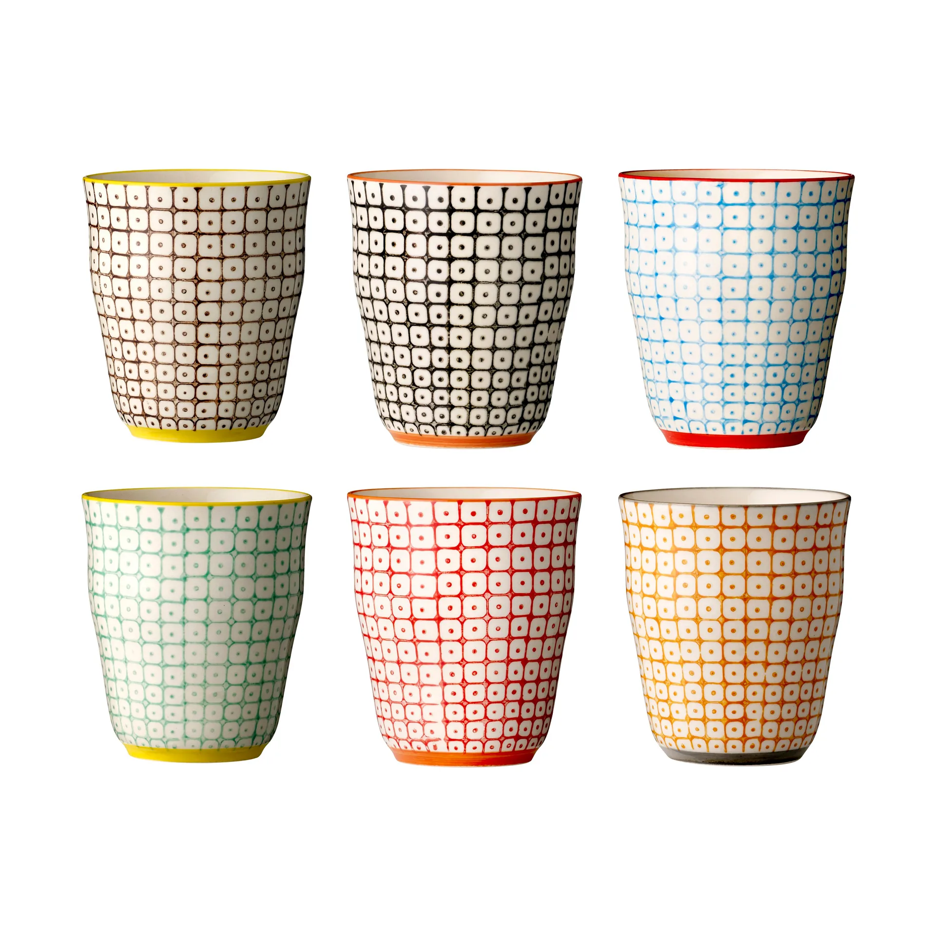 Carla krus 9,5 cm 6 stk,  Bloomingville