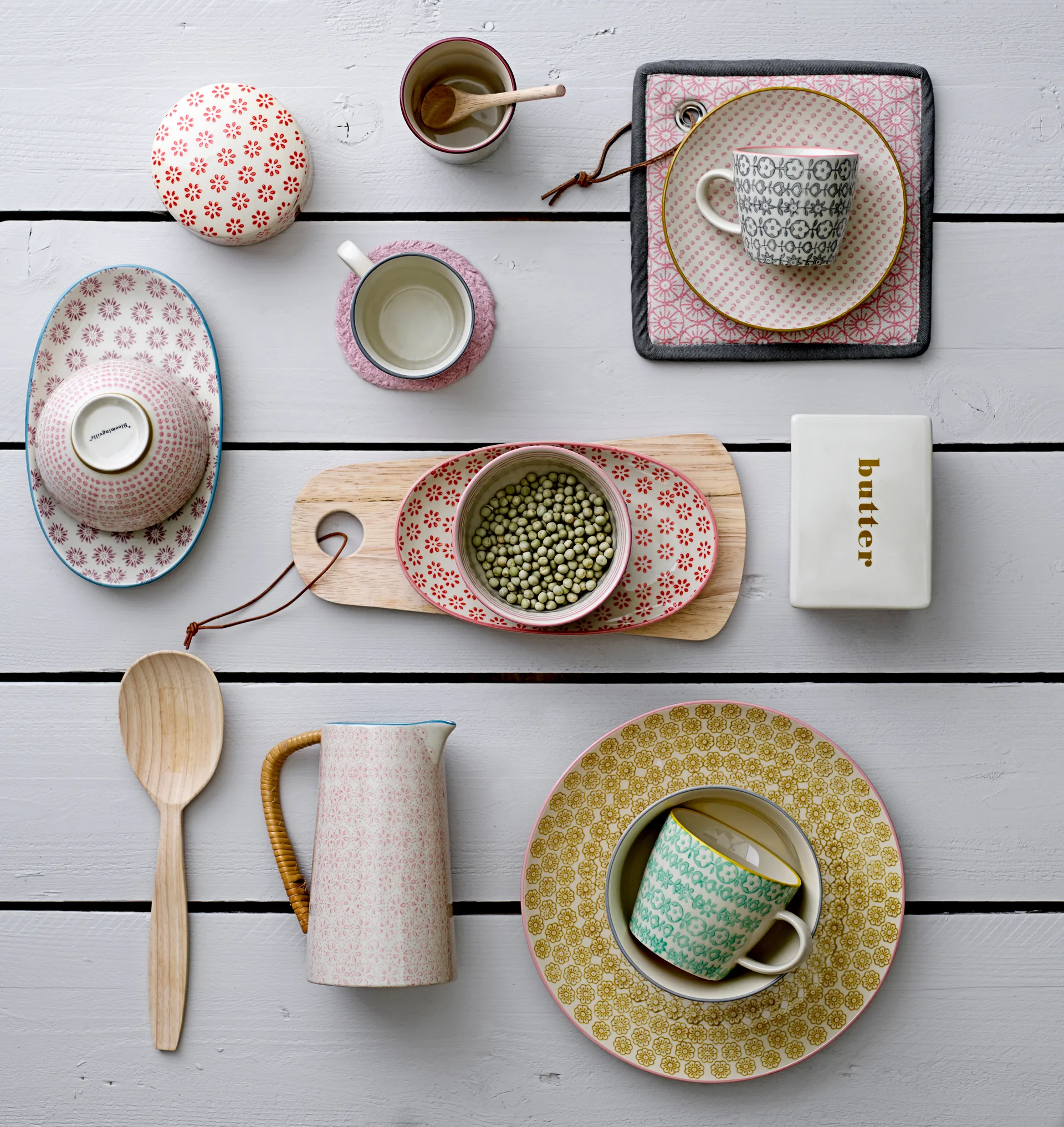 Carla krus, Multi, 4-pak Bloomingville