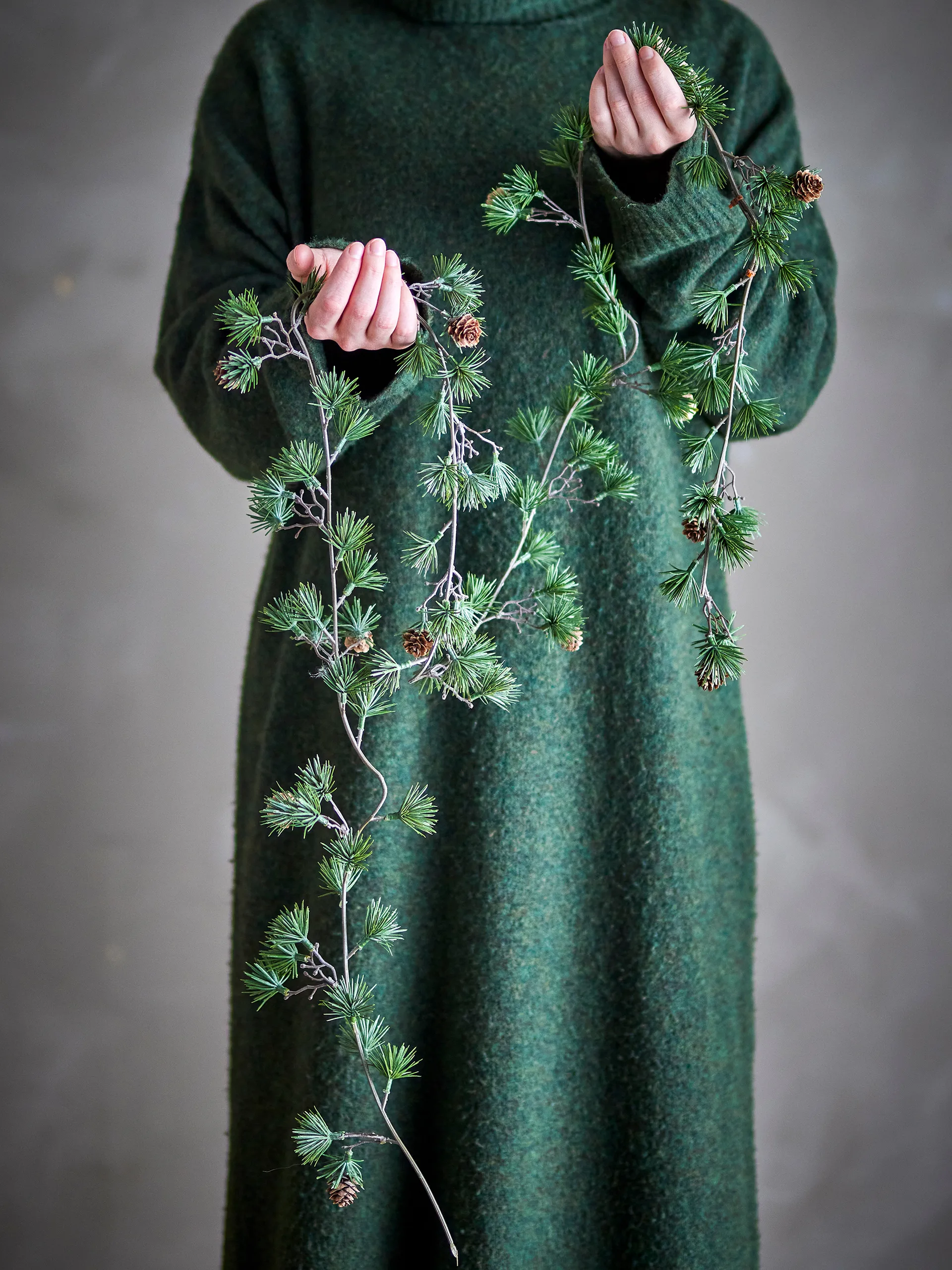 Cedar guirlande 200 cm, Grøn Bloomingville